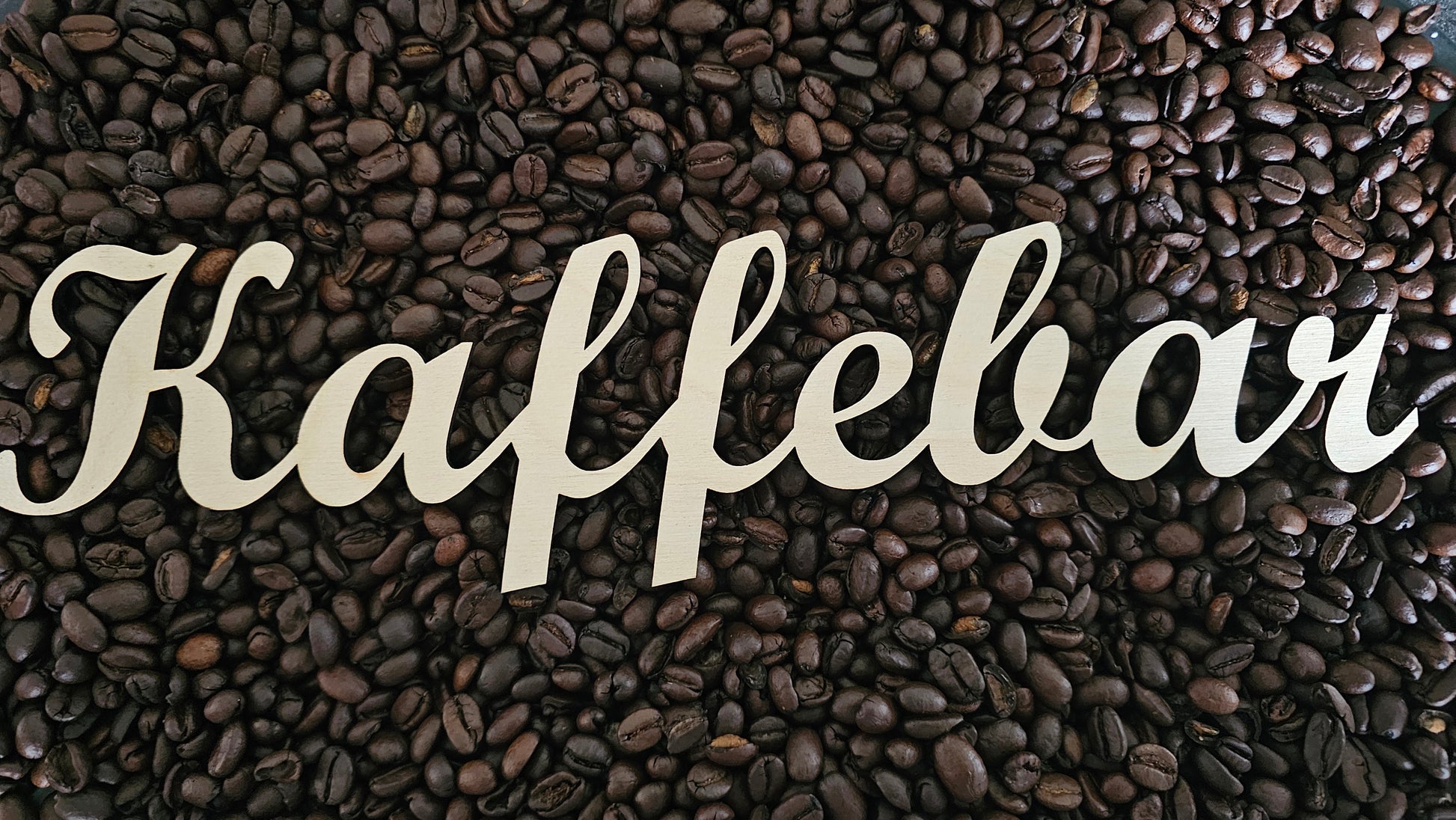 Rustikt Kaffebar skilt fra Northern Cuts