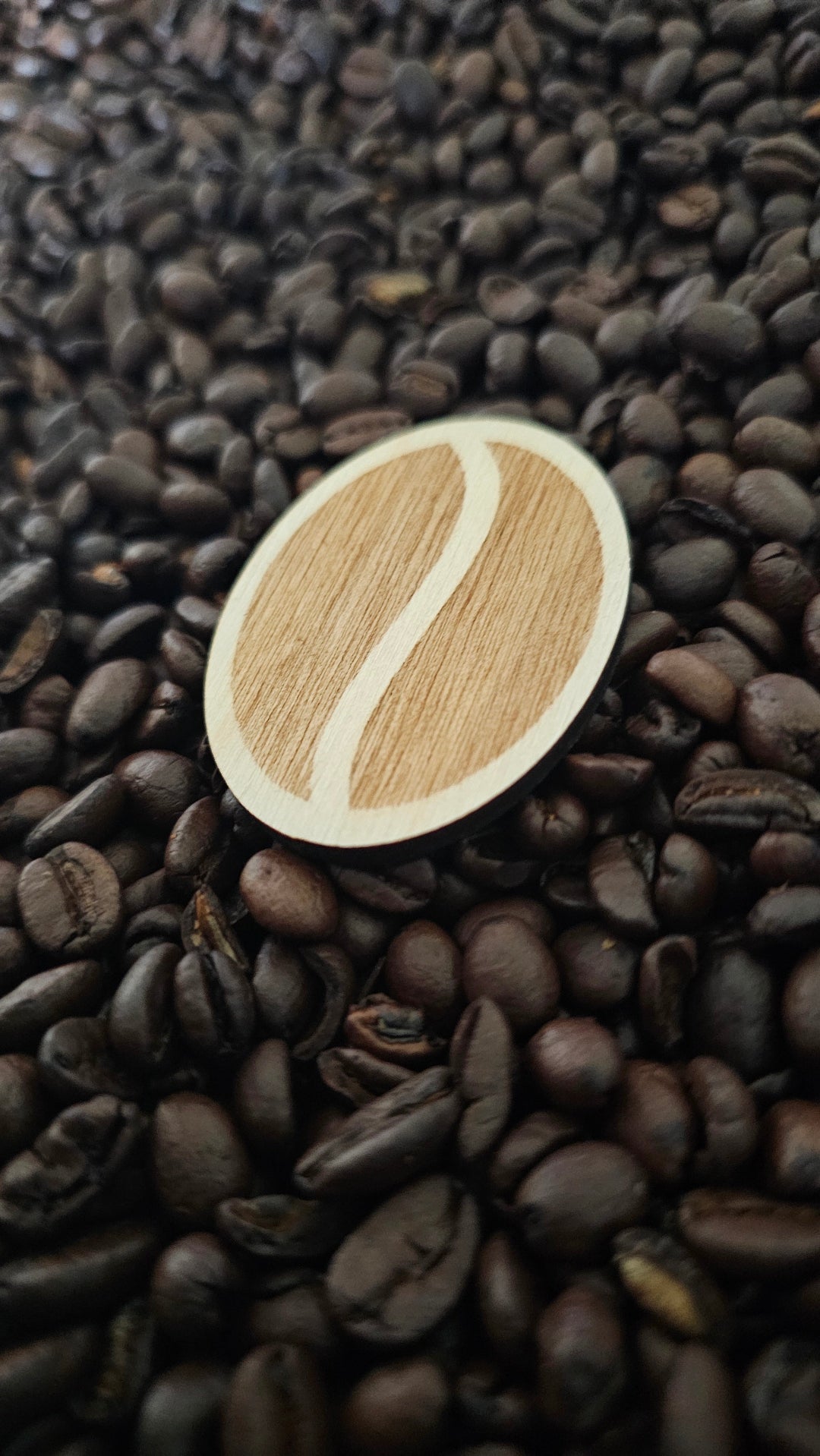 Kaffebar pynt med kaffebønne design